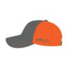 Snapback Cap Charcoal/ Neon Orange KillerGear logo 2