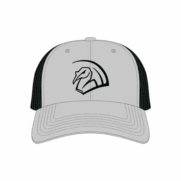 Snapback Cap Grey/Black TurkeyFan logo 1