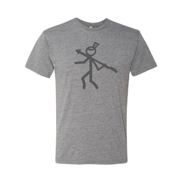 Super Soft Grey T-shirt with KillerGear logo 1