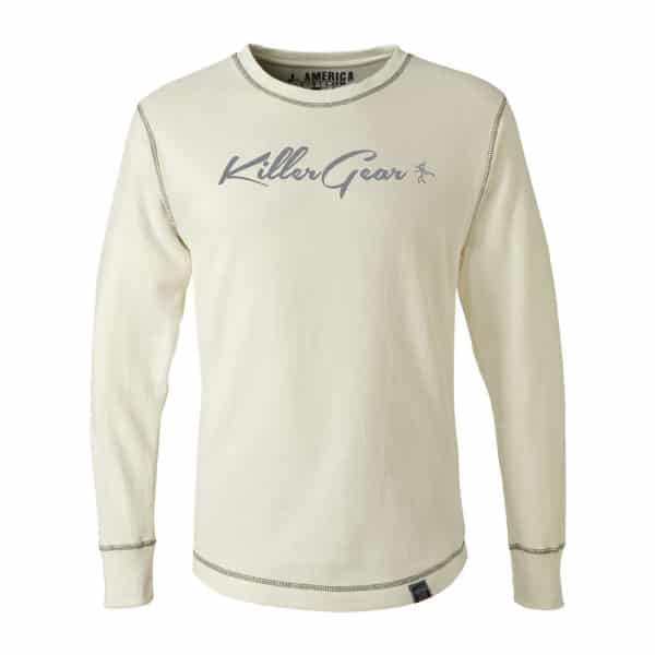 Off-White Long sleeve crew neck KillerGear thermal with text and logo 1
