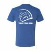 Super Soft Blue T-shirt with TurkeyFan logo 2